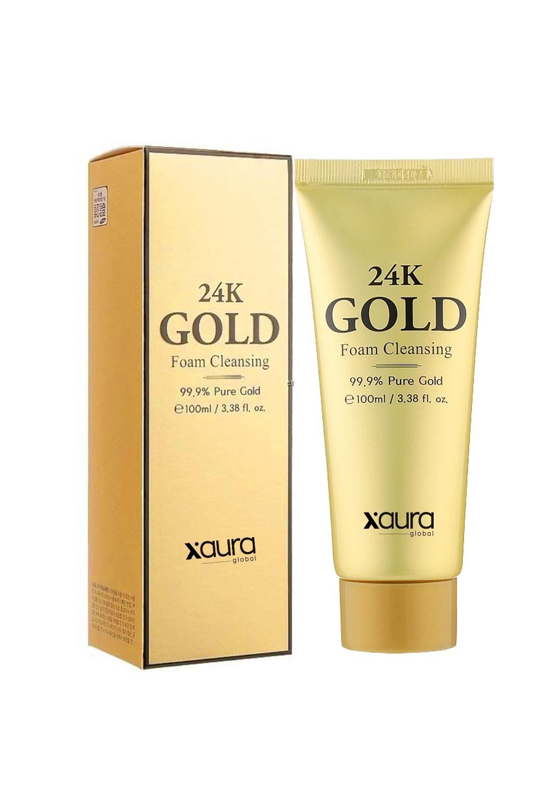 Limpiador facial de Oro 24K