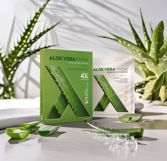 🌿Set de 4 mascarillas de aloe vera.🌿