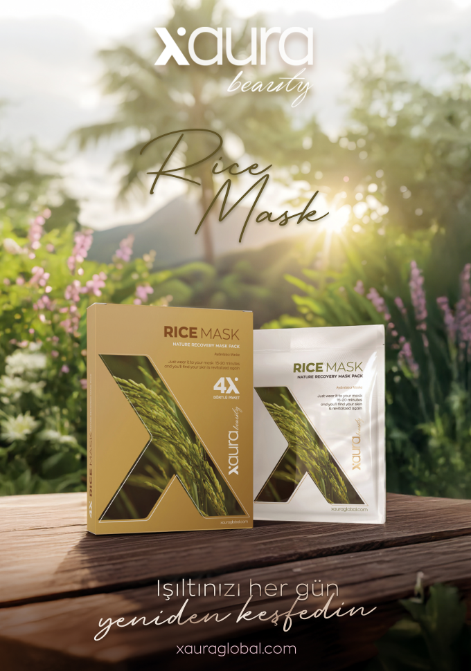 🍚Set de 4 mascarillas de arroz.🍚