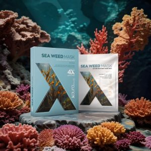 🌊Set de 4 mascarillas de algas marinas.🌊